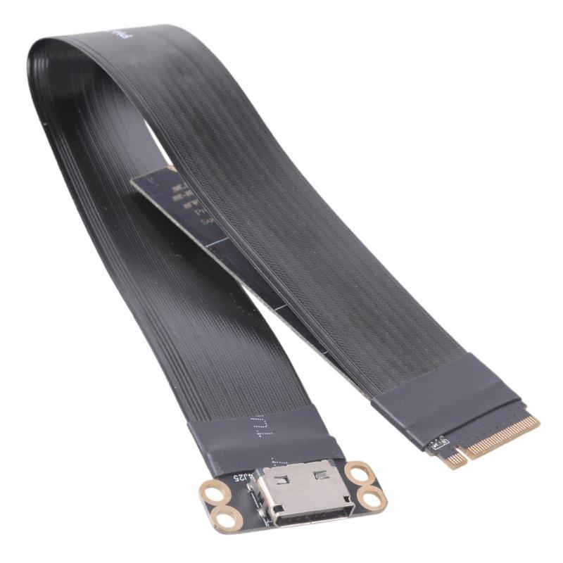 Хост-кабель M.2 NVMe на Oculink SFF-8611 SFF-8612, 20 см, для высокоскоростной передачи данных и расширения хранилища