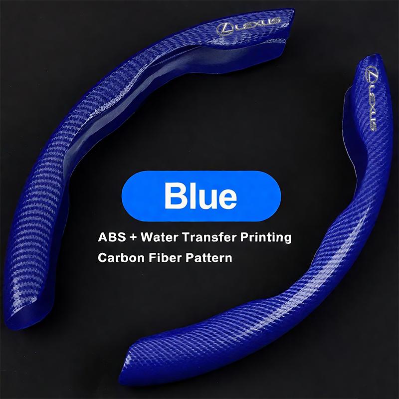 Для Lexus LS LC RZ IS350 ES300 GS350 CT200h GX460 LX570 RX500h NX300 UX260 LBX Автомобильный противоскользящий чехол на руль из углеродного волокна