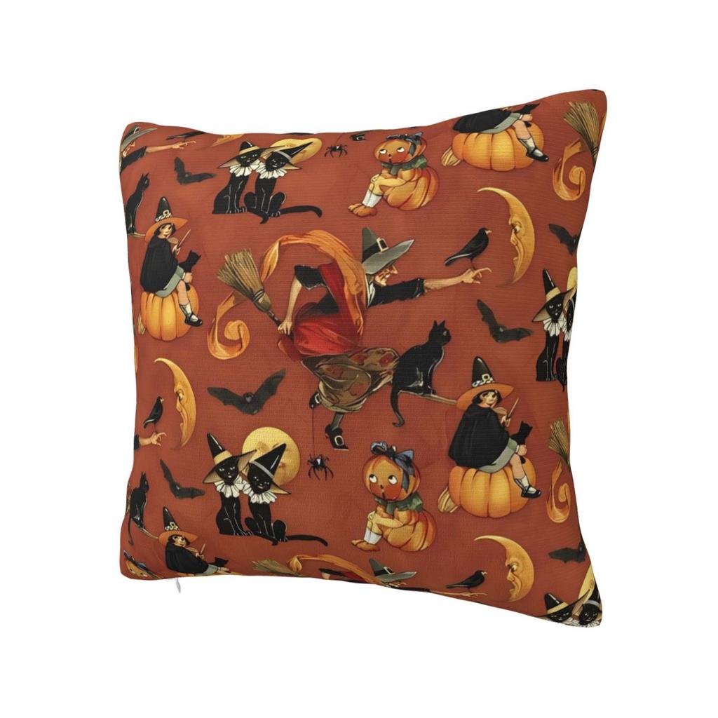 Halloween Happy Halloween Pillow Cover Trend Pillow Case For Sofa Home Decorative Cushion Cover Polyester Pillowcases Gift