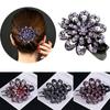 Durable Flexible Hair Claws Rhinestone Hair Clip Hairpins Dovetail Duckbill Pins Crystal Flower