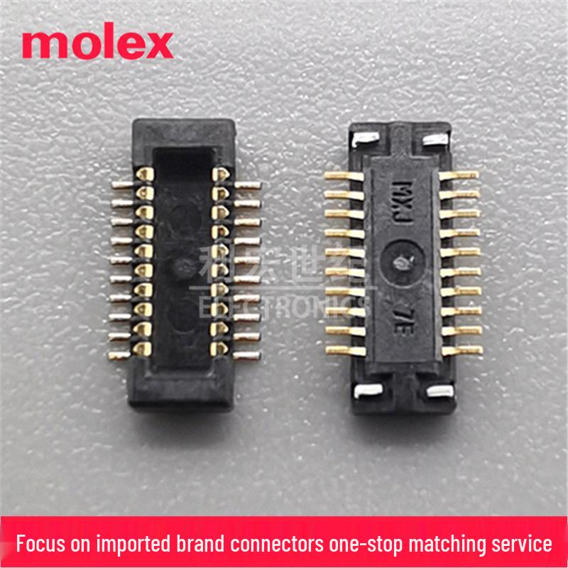 Разъем Molex SlimStack с изгибом под углом J, шаг 0,40 мм, 22 контакта