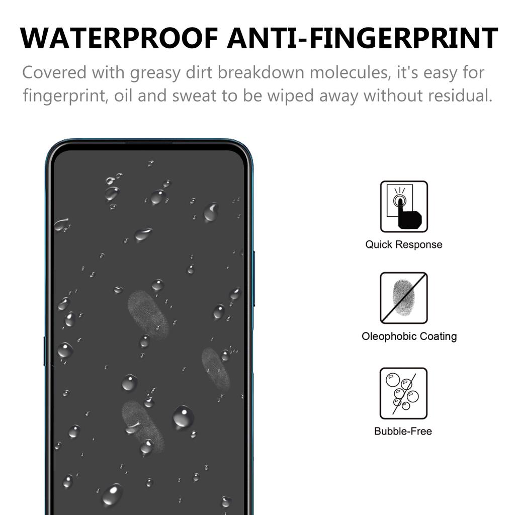 Защитная пленка для экрана из закаленного стекла на весь экран (Полный клей) для Xiaomi Redmi Note 9 5G