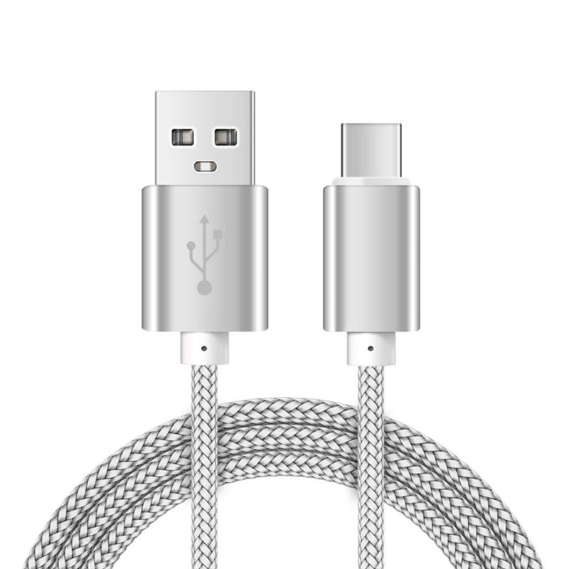 Плетеный кабель USB Type-C для быстрой зарядки для Samsung S24 A53 Xiaomi 11 12 13T Redmi Note 10S 11S 12T Honor X7 X8 X9 OPPO VIVO POCO