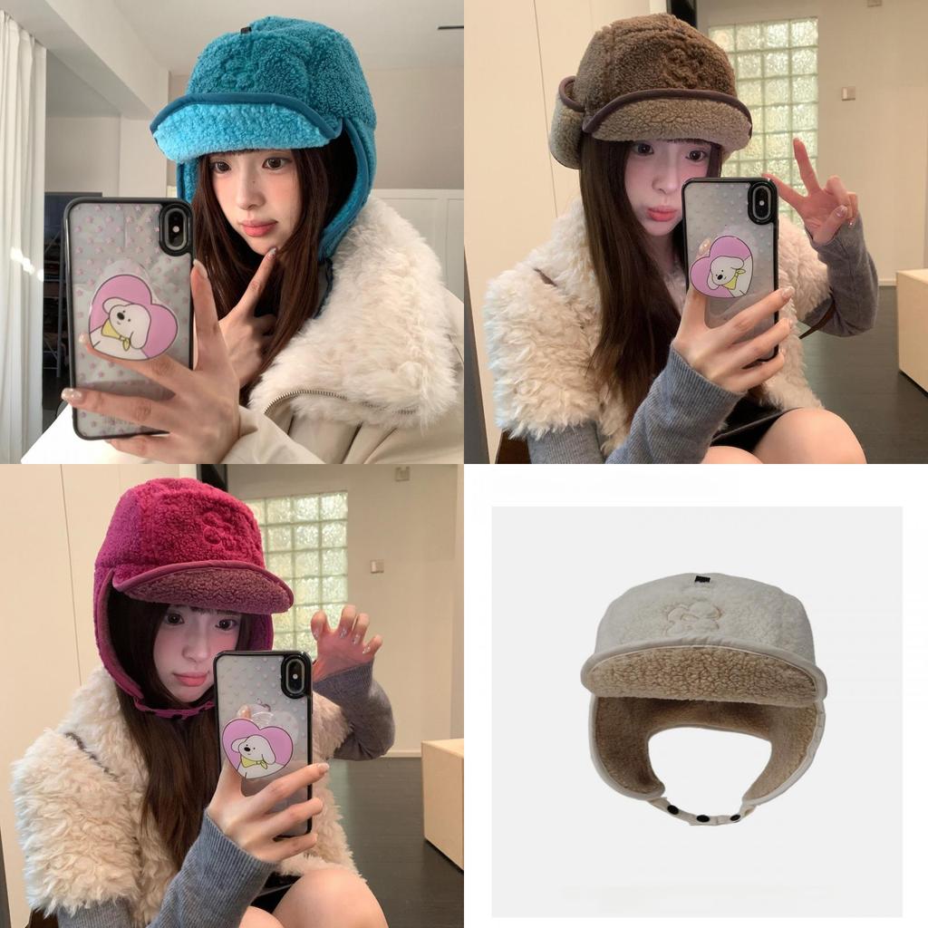 Зимняя пушистая вышитая вельветовая теплая шапка-ушанка для мужчин и женщин, для улицы