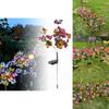 Elegant Solar Powered Butterfly Tree Stake Light Ideal For Waterproof Lawn Decor
