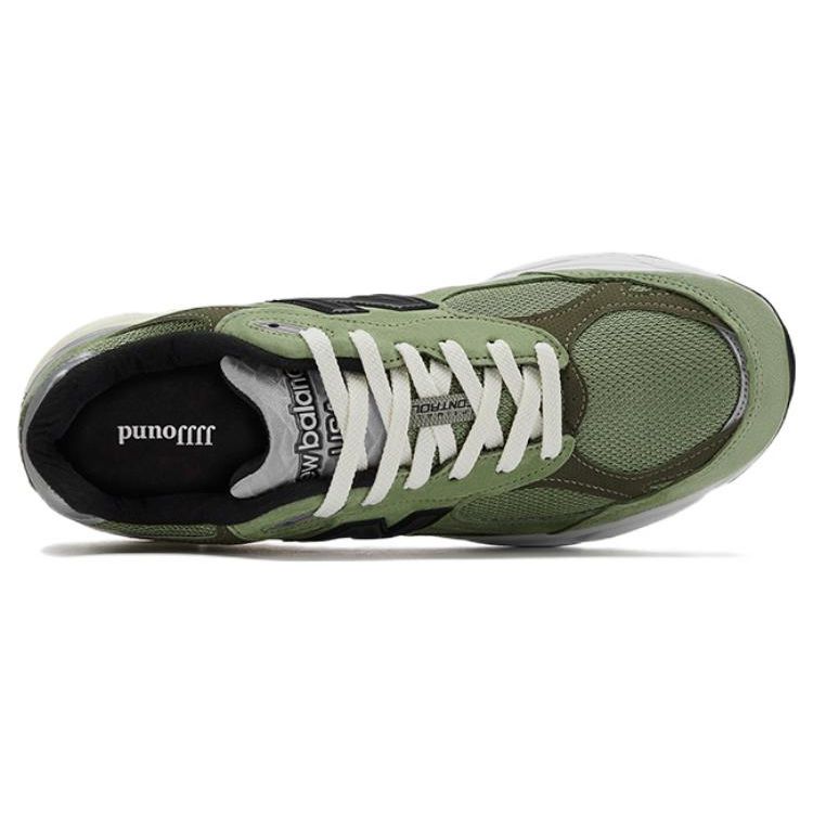 JJJJound x New Balance 990v3 Сделано в США Оливковые Унисекс Кроссовки Зеленые M990JD3