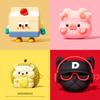 3D Bulldog Milk Box Cover for AirPods 4 Case Cartoon Cute Earphone Case for AirPods Pro 2 1 2 3 Charging Cover Piggy Soft Case