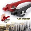 Plastic Professional Kitchen Tool Safety Hand-actuated Can Opener Side Cut Easy Grip Manual Opener Knife for Cans Lid