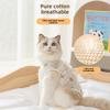 Четыре сезона дышащий кошачий послеоперационный мультяшный милый ветровой регулируемый ремешок стерилизатор костюм для мамы-кошки отлучение одежда для домашних животных