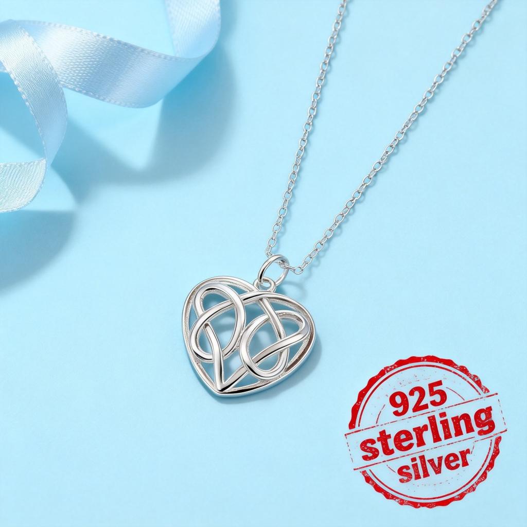Серебряные подвески 925 пробы, кулон-сердце, ожерелье для женщин, модные бренды, горячая вечеринка, свадебные ювелирные подарки