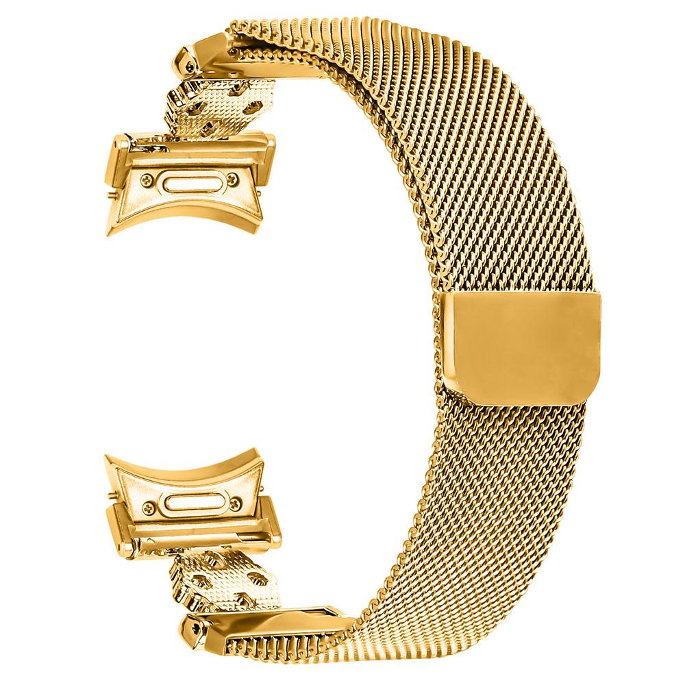 For Samsung Galaxy Watch7 44mm/44mm Milanese Watch Band Stainless Steel Strap with Quick Release Connector