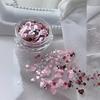 Nail Art Glitter Sequins Mixed Heart Star Shaped Nail Sequins Paillette Nail Art Decoration Nail Art 3D Decals Accessories
