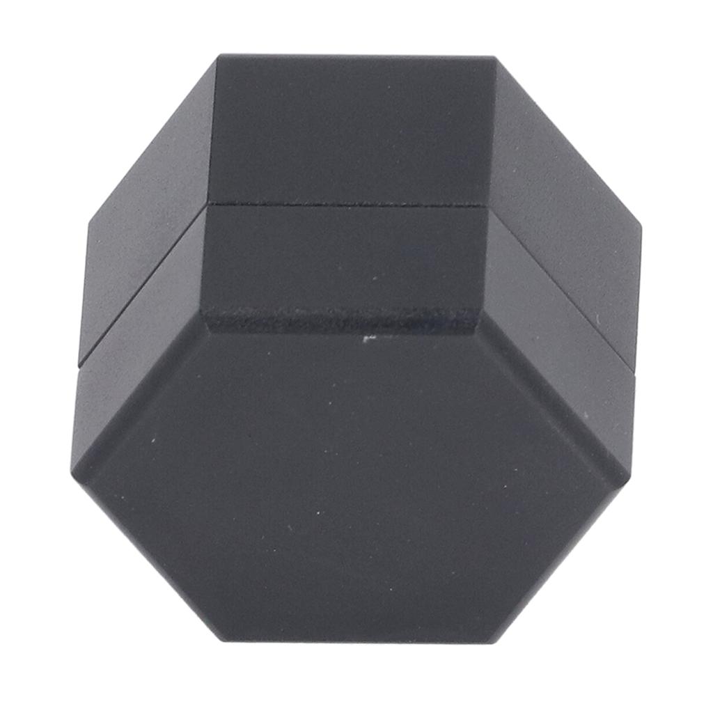 Mini Portable Billiard Chalk Case Hexagonal Pool Cue Chalk Box Holder Billiard Accessories Black