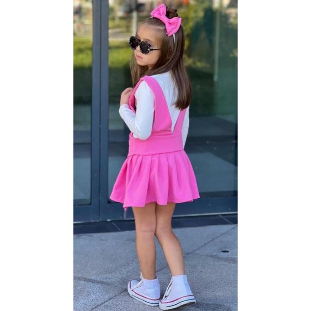 Блузка с длинным рукавом для девочек, комплект из 3 предметов, 9069