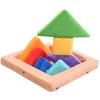 Cushion Creative Tangram Children Game Splicing Plush Toy For Learning Early