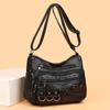 Yogodlns Vintage Pu Leather Luxury Purses and Handbags High Quality Women's Bag Design Multi-pocket Ladies Crossbody Shoulder Bags