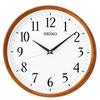 Seiko Clock Wall Clock Natural Radio-controlled Brown Wood Diameter 320 X 52 Mm KX264B