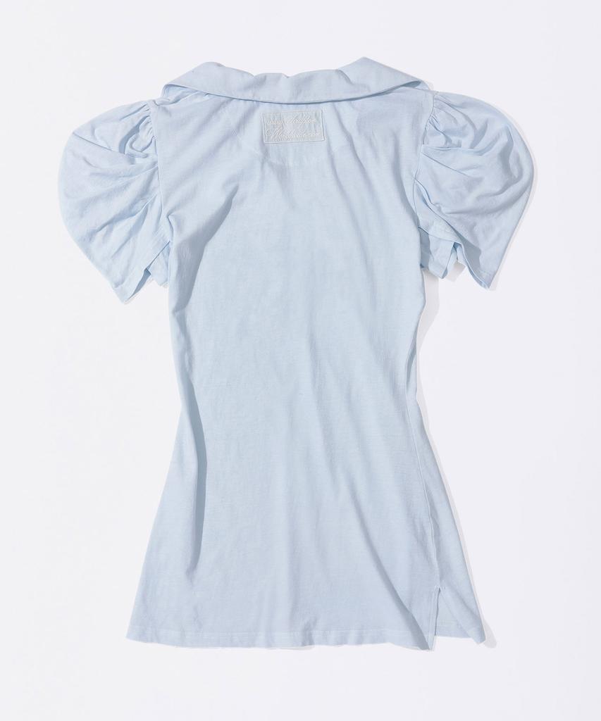 Sculpter Shirring Tennis Dress Baby Blue