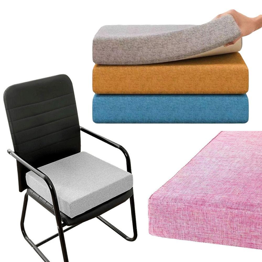 Подушка на сиденье толщиной 5 см, губчатая губка высокой плотности, ультрамягкая накладка на офисное кресло, противоскользящая, с быстрым отскоком, для автомобильного сиденья, для длительного сидения