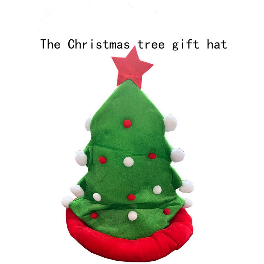Шапка-елка для праздничных вечеринок, зимний аксессуар, рождественские украшения