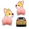 3D Silicone Cute Car Bumper Sticker Cartoon Anti-collision Anti-scratch Door Rearview Mirror Protection Phone Decoration