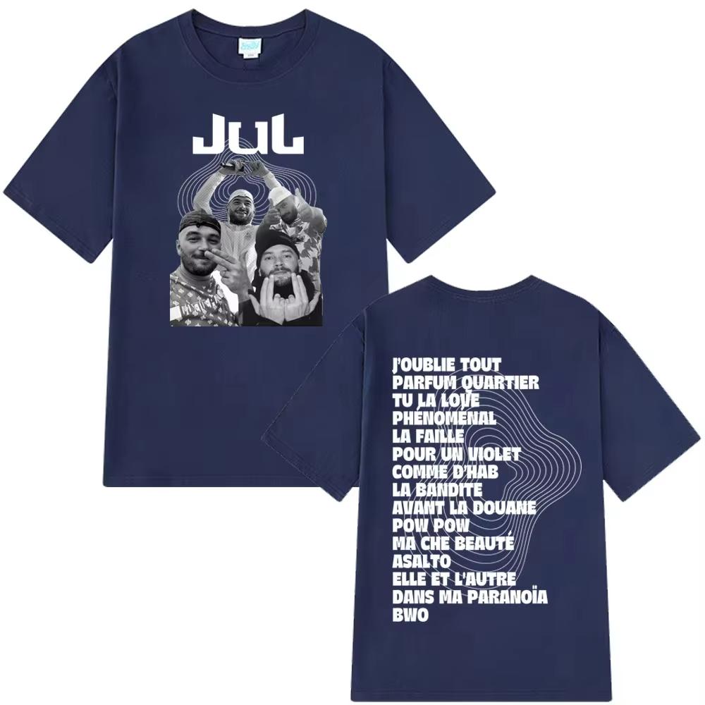 Rapper Jul Fashion Graphic Hip Hop Style Unisex Women Summer Tshirt Loose and Casual Cotton Tshirts Streetwear Fan Gift