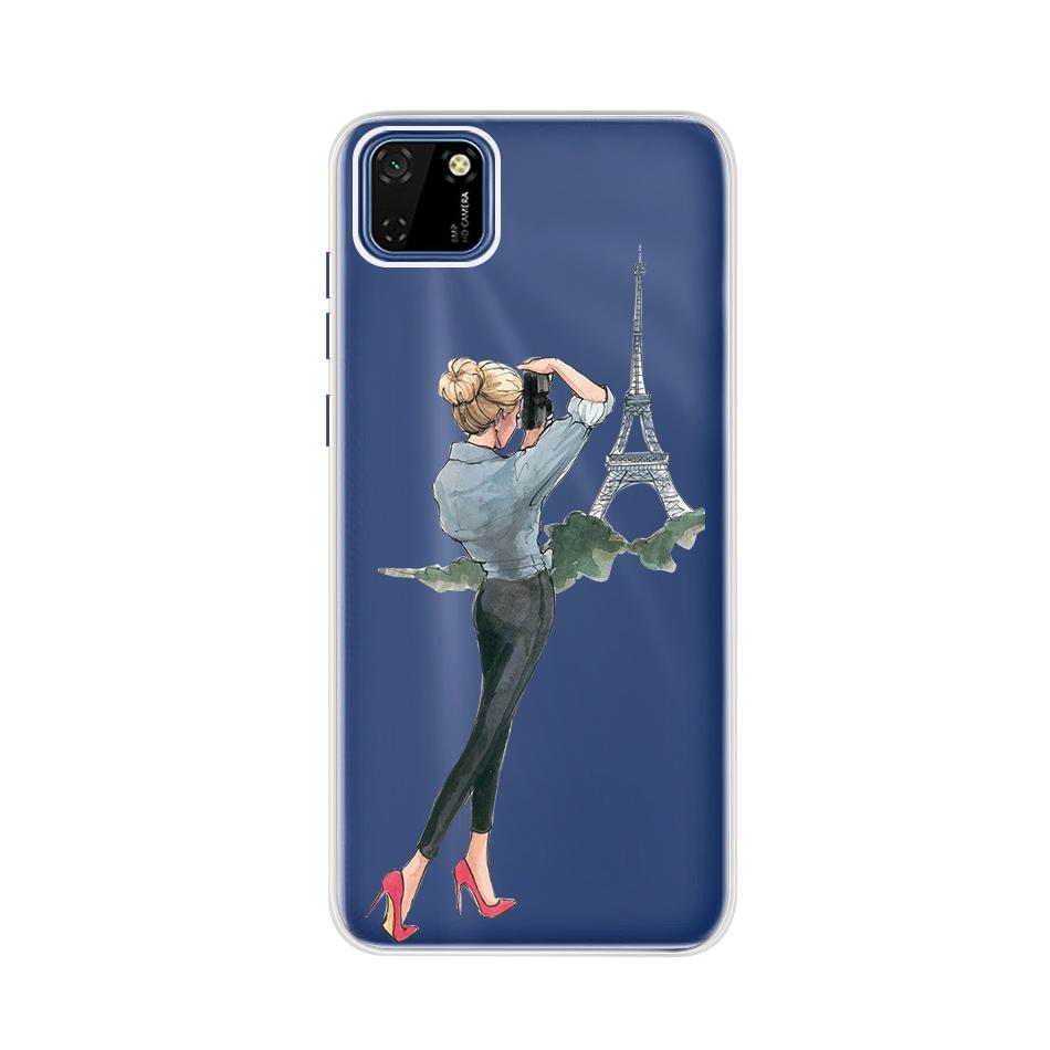 Чехол для Huawei Honor 9S Чехол 5.45" Силиконовый Расписной Мягкий ТПУ Чехол на Honor 9S 9 S S9 DUA-LX9 Защитный Бампер Задняя Крышка Телефона