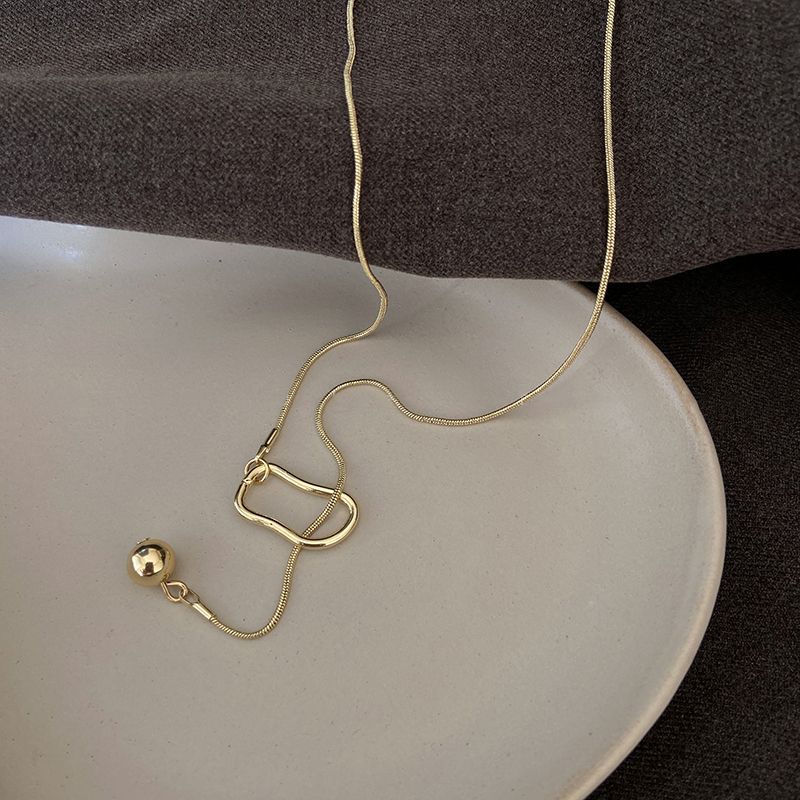 Серебряная цепочка для свитера с бусинами, модный дизайн ниши, геометрическая полая цепочка для капюшона, ожерелье с Y-образной цепочкой, цепочка для свитера, ювелирные изделия для женщин