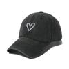 New Outdoor Fashion Sport Baseball Caps For Women Love Heart Embroidery Hat Cap Female Washed Cotton Dad Hat