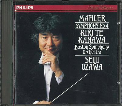 CD МАЛЕР, ТЕ КАНАВА, ОЗАВА; БСО - Симфония 4 4220722 Philips Digital 1988 Европа Классика Б/У