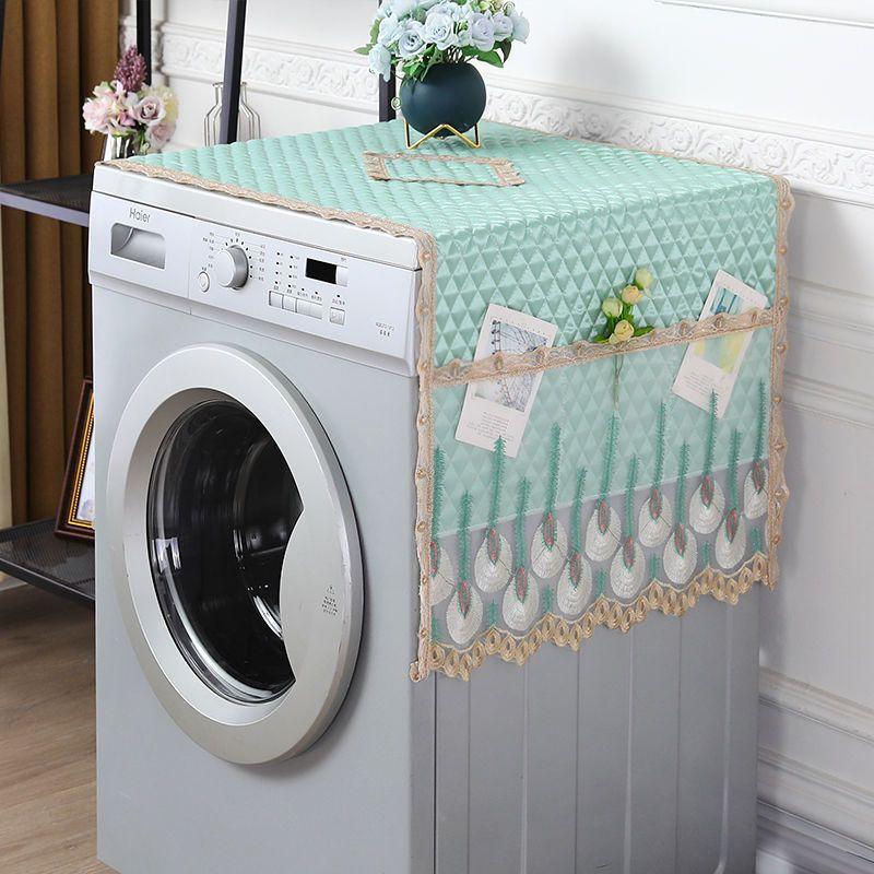 Тканевый чехол от пыли для холодильника, чехол для однодверного и двухдверного холодильника, бытовой чехол от масла и пыли для холодильника