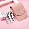 4/16 PCs Manicure Set Pedicure Sets Nail Clippers High-quality Steel Professional Nail Cutters Tools with Travel Case Kit Home