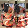 Новая Мультяшная Змея Для Y72 33S 11 03 36 96 Lite 35 16 Iqoo 12 V40 SE 5G 29 40 21 30 X80 Pro Vivo Закаленное Стекло Чехол Для Телефона Черный
