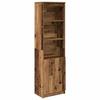 VidaXL Buffet haut vieux bois 50x35x180 cm bois d'ingénierie, armoire, armoire latérale, armoire de rangement haute, armoire 3328469