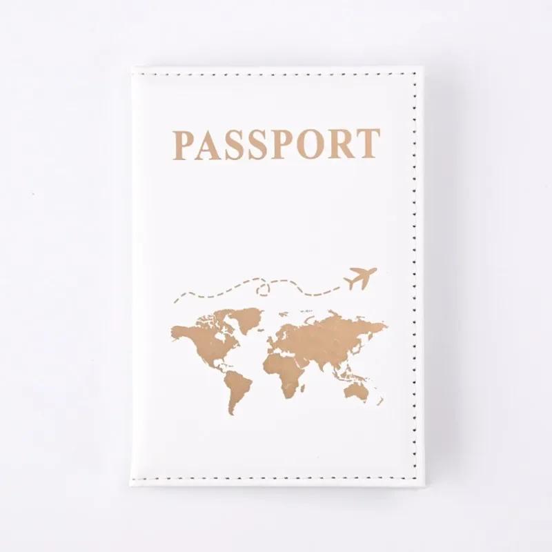 Fashion Credit Card Holder Wallet Pouch Simple 2024 New Passport Cover Case Women Men Travel Wedding Passport Covers ID Holders