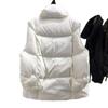 European-Style Women's Thickened Down Cotton Sleeveless Vest - Fashionable Loose Waistcoat for Autumn/Winter