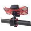 BELLIFFY Mountain Bike Phone Mount Bicycle Phone Holder Black Red 3.0-6.3 Inch Universal Phone Bracket 360 Degree Rotate Easy Non-