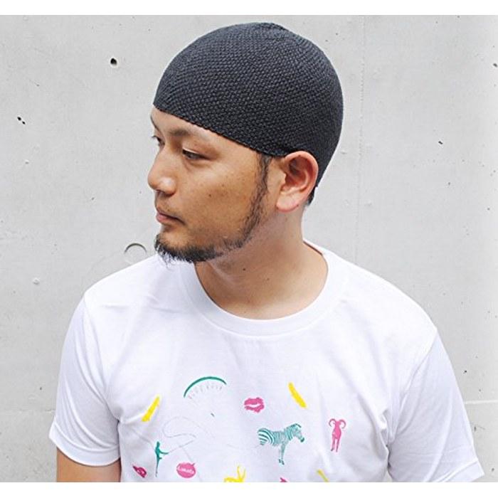 [Nakota] Hemp Islamic Watch Cap Islamic Hat Beanie Short Watch Large Size Men See-Through Prevention Made in Japan Spring Summer