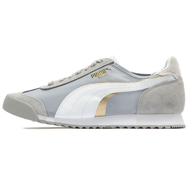 Puma Roma OG Nylon Double FS - Кроссовки унисекс Limestone Grey White Team-Gold 390634-02