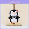 Charming Penguin Plush Keychain Accessory With Soft Pp Cotton And Festive Hat Designs