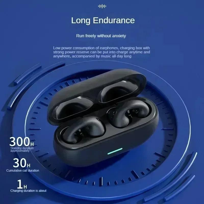 T75 Fone Bluetooth Headset 5.3 Wireless Bone Conduction Headphones Canceling HD Call Sports Gaming Earphone