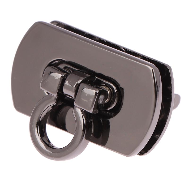 1Pc Metal Tiny Bag Clasp Turn Lock Twist Lock Clasp Leather Craft Women Bag Handbag Shoulder Bag Purse Diy Bag Hardware