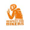 Respect For Bikers Sticker Car Vinyl Decal Funny Motorcycle Waterproof