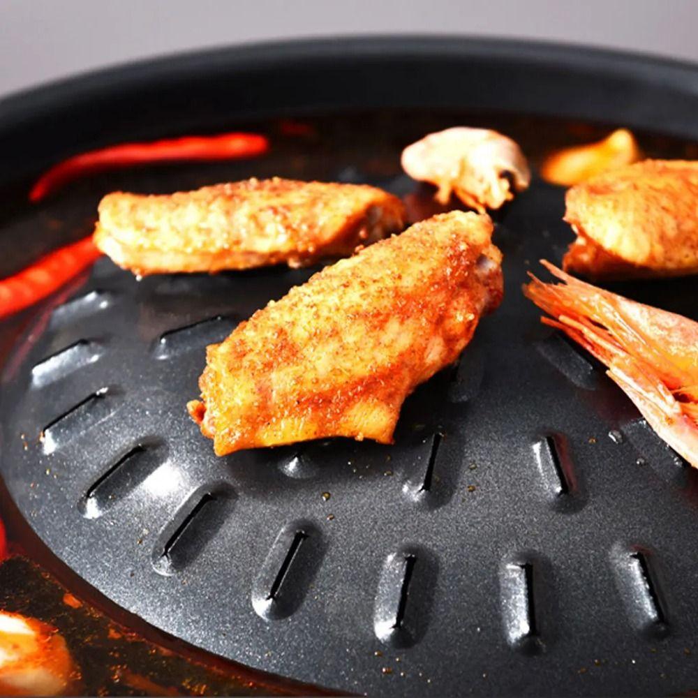 Portable Thai Picnic Grill Pan Multi-function Food Griddle Korean Barbecue Grill Tray Camping