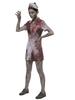 Костюм зомби-медсестры для Хэллоуина Horror Nights с окровавленным медицинским халатом, маскарадный костюм в стиле ужасов