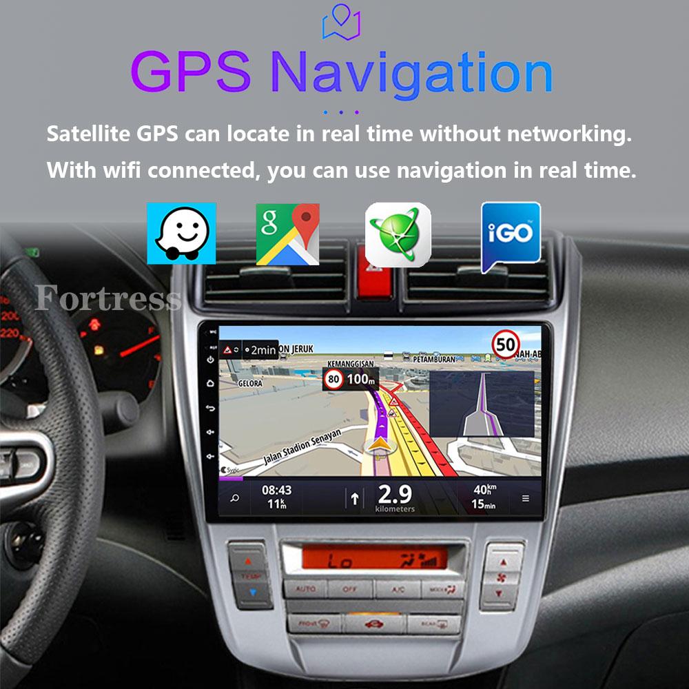 2 Din Car Radio Android Carplay Stereo For Honda City 2008 2010 2011 2012 2013 Мультимедиа HD Экран Автомагнитола Головное Устройство Wifi