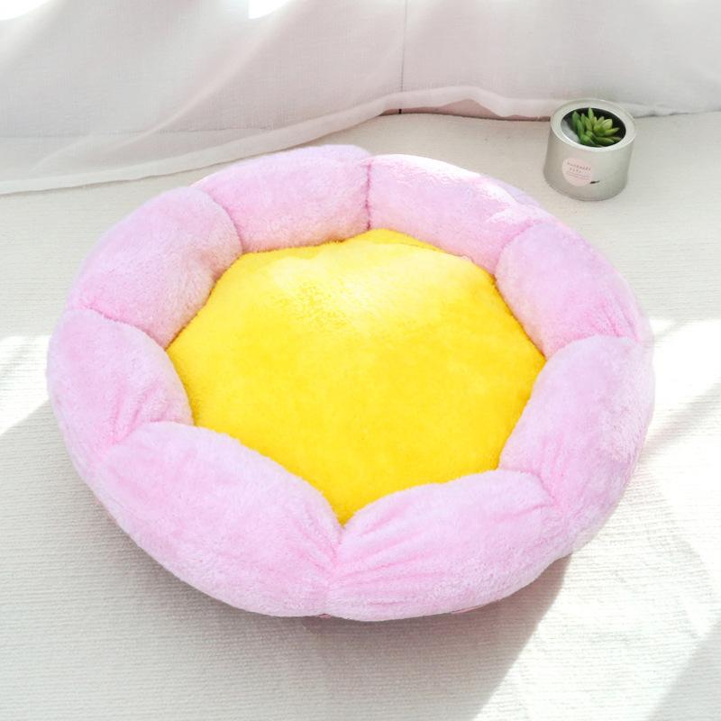 Круглая кровать для собаки, домик для собаки, коврик для собаки, длинное плюшевое гнездо для кошек, корзина для собаки, подушка для домашних животных, мягкие теплые товары для сна, товары для домашних животных, зима