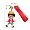 Fourth Generation One Piece Keychain Luffy Nami Zoro Sanji Silicone Figurine