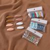 8pcs/set Solid Color Hijab Brooch Elegantly Baby Brooch High Quality Plastic Brooch Needle