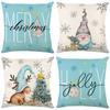 Pillow Case Christmas Holiday Decoration Cushion Set Living Room Sofa Bedroom Pillow Wholesale